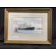 MARITIME ART: 20th Century English School Mervyn Pearson watercolour on paper 'S.S. Titanic The - Image 1 of 2