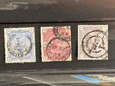 GB Stamps: Queen Victoria 1883-84 used with London Cancellations on white paper, SG178, 2/6 lilac,
