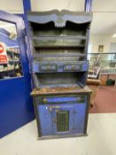 Early 19th cent. Eastern European dresser with painted floral decoration, single drawer over