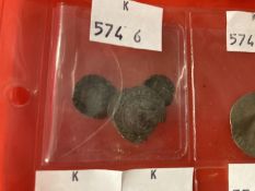 The Wexcombe Collection: English hammered silver coinage of Elizabeth I sixpence 1572 Ermine MM