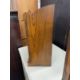 20th cent. Oak smokers companion glazed door, fitted interior of three drawers, pipe rack, storage - Image 5 of 7