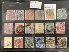 GB Stamps: Queen Victoria 1855-1873, group of surface printed issues containing one example of