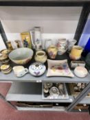20th cent. Ceramics: Radford ware pottery to include vases, a plate, a bowl, a jug, etc. All