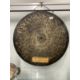 19th cent. Chinese bronze gong with engraved inscription to the centre. Dia. 17ins. From a - Image 3 of 4