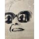 David Hicks (British, 1929 - 1998): Etching, Head of Mrs Littman wearing Sunglasses, signed lower - Image 1 of 2