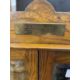 20th cent. Oak smokers companion glazed door, fitted interior of three drawers, pipe rack, storage - Image 2 of 7