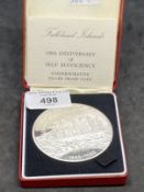 Coins: Falkland Islands Royal Mint 100th Anniversary of Self Sufficiency commemorative silver £25