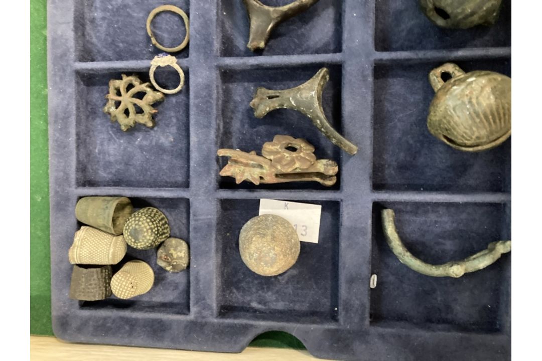 The Wexcombe Collection: Metalware medieval to post-medieval includes jaws harp, fleur-de-lys - Image 2 of 4