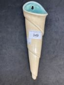 20th cent. Ceramics: Wilkinson Ltd Clarice Cliff wall pocket in the form of a sea snail shell in