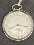 Watches: Acier stainless steel cased c1938 movement signed Hameter inscribed on reverse, Arabic