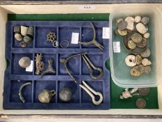 The Wexcombe Collection: Metalware medieval to post-medieval includes jaws harp, fleur-de-lys