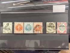 GB Stamps: Queen Victoria 1882-1902 Departmental Officials SG015 1/- dull green I.R. used, SG031 ½