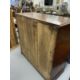 19th cent. Mahogany two door cabinet, moulded cornice above two glazed sliding doors with three - Image 2 of 2