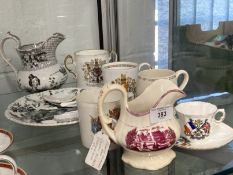 Coronation Ceramic Collectables: 19th cent. Prince Albert and Queen Victoria Coronation jug, a