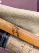 Angling: Carp fishing equipment Chapman & Co of Ware MKIV Carp 550, 10 foot two piece split cane rod