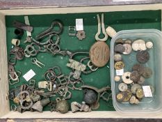 The Wexcombe Collection: Metalware medieval to post-medieval includes jaws harp, fleur-de-lys