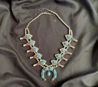 Showbusiness/Rock and Roll/Music/Icons/Jewellery ELVIS PRESLEY OWNED NATIVE AMERICAN STYLE WHITE
