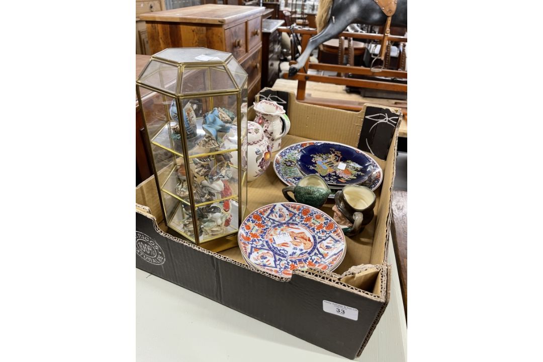 20th cent. Ceramics: A mixed selection including twelve Franklin Mint garden birds of the world - Image 1 of 2