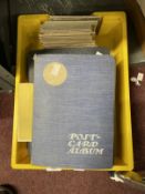 Postcards: Two Edwardian albums with mainly early 20th cent. cards including greetings,