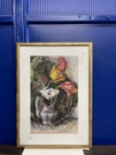 Margaret Fisher Prost: Gouache still life. 13ins. x 21ins.