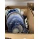 19th cent. & Later Ceramics: Blue and white comfort dogs, two cheese dishes, miscellaneous plates - Image 1 of 3