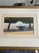 Walter Jenks Morgan (1847-1924): 1905 watercolour St. Peter's, Rome from Villa Medici, signed bottom