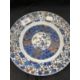 Chinese K'ang-hsi porcelain pair of plates floral motifs Imari polychrome decoration, minor fritting - Image 2 of 5