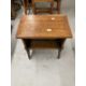 Oak arts and crafts revolving table in style of Heals. 21ins. x 14ins. x 22ins. - Image 1 of 2