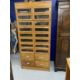 Post-war haberdasher's shop display with sixteen glazed drawers above four others, all with chrome - Image 1 of 2