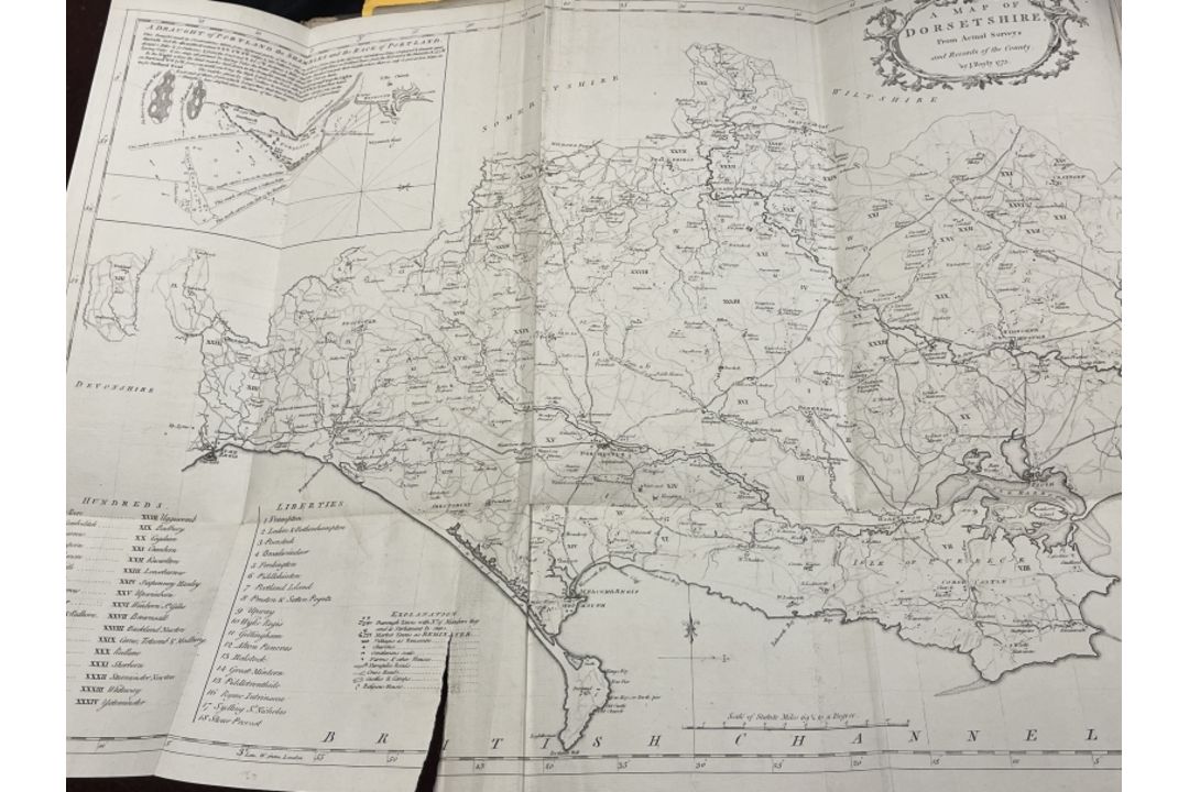 Antiquarian Books: Geography, The History and Antiquities of the County of Dorset, with a copy of - Image 3 of 4