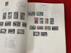 Stamps: Two albums Stanley Gibbons Imperial album, mainly George V and VI era World stamps, plus