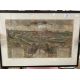 18th cent. Coloured print topographical view of Munich, framed and glazed. 19ins. x 11½ins. - Image 1 of 2
