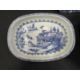 18th cent. Chinese blue and white platters one 15ins with small rim chip, the other 11ins - Image 2 of 7