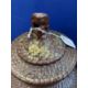 Late 19th/early 20th cent. Chinese lacquer wedding basket, plus a faux wickerwork example with - Image 3 of 4