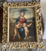 Italian School: After Raphael, Madonna and the Goldfinch, Holy Mother, John the Baptist and Jesus.
