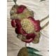 17th/18th cent. Textiles: Silk fragment of a ladies dress, silk organic embroidery embellished - Image 5 of 6