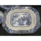 18th cent. Chinese blue and white platters one 15ins with small rim chip, the other 11ins - Image 3 of 7