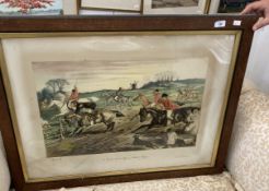 John Leech (1817-64): A Friendly Mount, Gone Away and A Frolic Home After a Blank Day, chromo