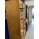 Post-war haberdasher's shop display with sixteen glazed drawers above four others, all with chrome - Image 2 of 2