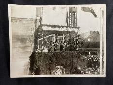 Third Reich/Photographs: Rare collection of five period press photographs of The Launch of The