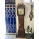 Clocks: 19th cent. Oak Wiltshire 8 day longcase clock, the 17½ins. arch dial with Adam and Eve - Image 1 of 2