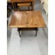 Oak arts and crafts revolving table in style of Heals. 21ins. x 14ins. x 22ins. - Image 2 of 2