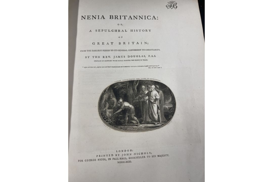 Antiquarian Books: History, Archaeology, Nenia Britannica, or A Sepulchral History of Great Britain, - Image 3 of 6
