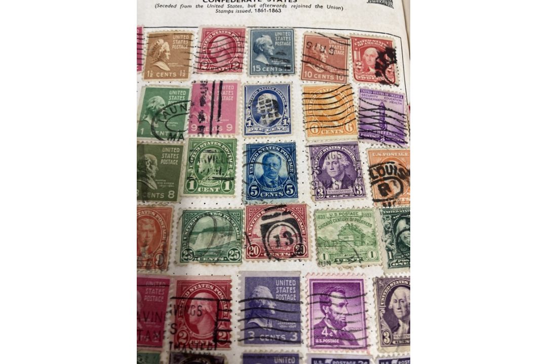 Stamps: Stanley Gibbons blue improved stamp album with hundreds of mainly used World stamps, nice - Image 4 of 6