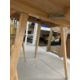 Mid 20th cent. Ercol ash oval drop leaf table and four model 391 stick back chairs with sticks - Image 3 of 3