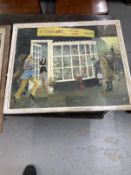 Miles Meehan F.R.S.A: 20th cent. British oil on board 'Say it with Flowers'. 20ins. x 23½ins. Plus