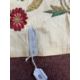 17th/18th cent. Textiles: Silk fragment of a ladies dress, silk organic embroidery embellished - Image 3 of 6