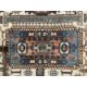 Carpets & Rugs: 19th cent. Caucasian carpet possibly Kazak. Ivory ground with three rectangular - Image 2 of 3