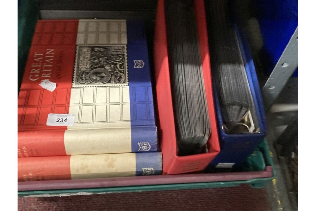 Stamps: Looseleaf stock book containing thousands of GB used stamps including regional issues plus