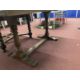 20th cent. Oak refectory table turned supports, central stretcher. 60ins. x 29ins. x 29½ins. - Image 2 of 2
